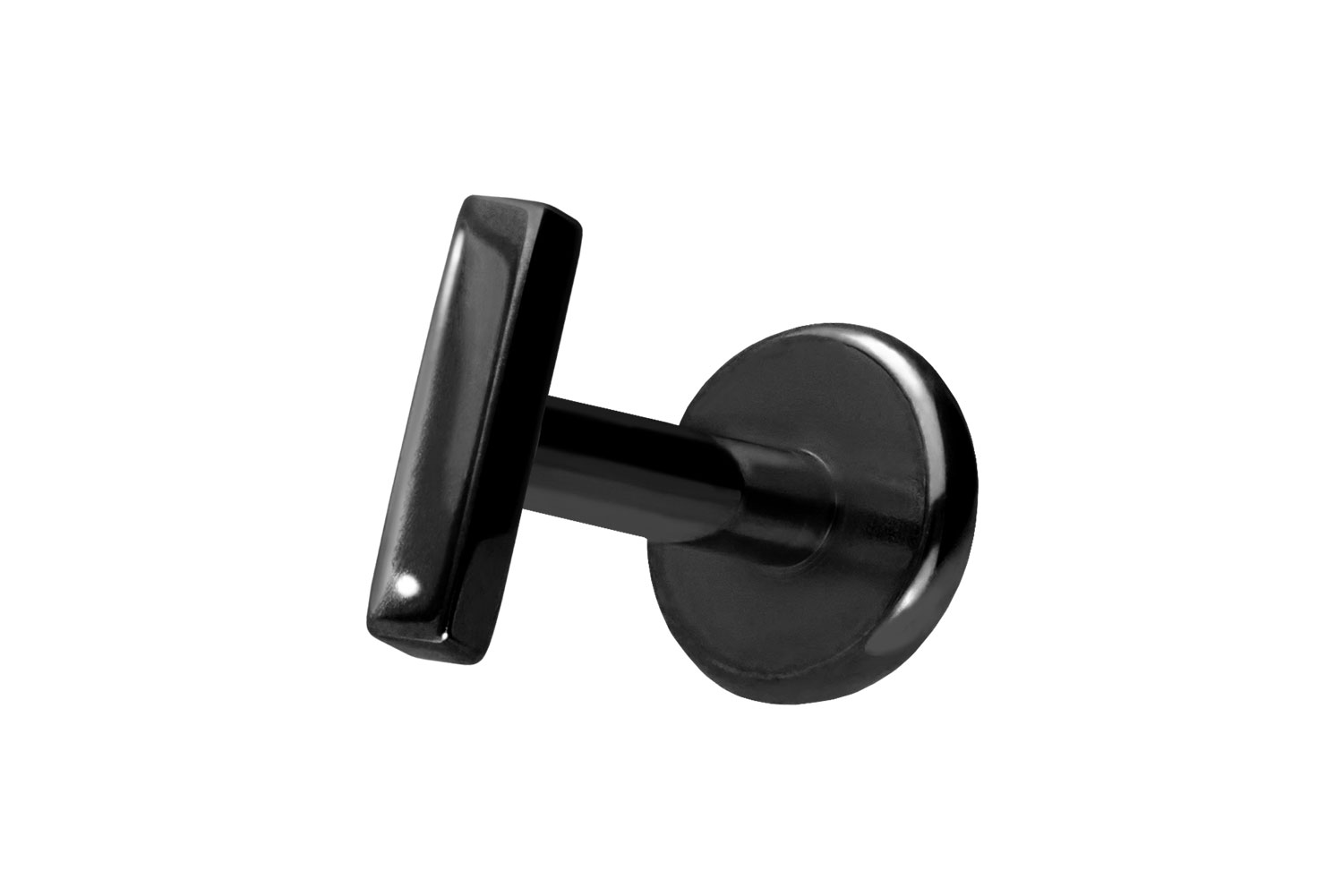 Titan Labret Piercing mit Push Fit BALKEN